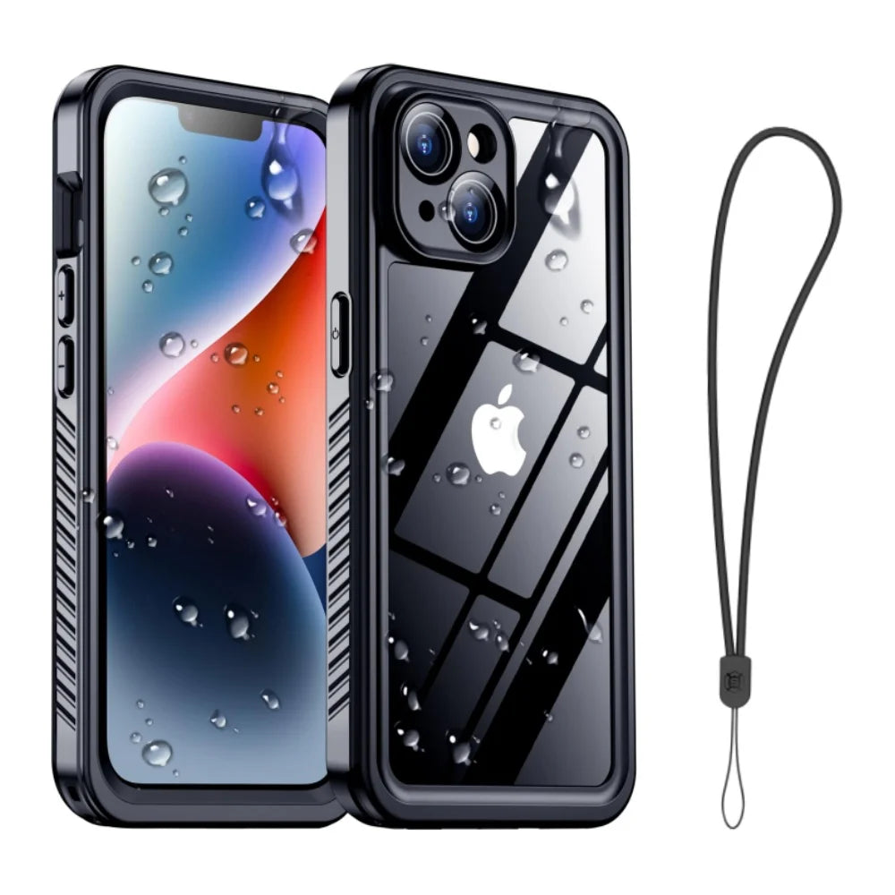 shellbox Professional Waterproof Phone Case for iPhone 17Promax Air 14 13 15 16 - 360 Full Coverage Shockproof Dustproof IP68