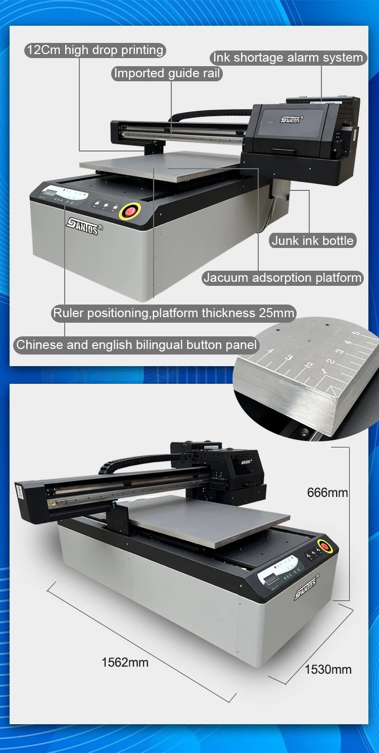 On Sale 6090 Uv Printing Machines Uv Led Xp600 I3200 Printhead Uv Flatbed Printer For Phone Case Printing