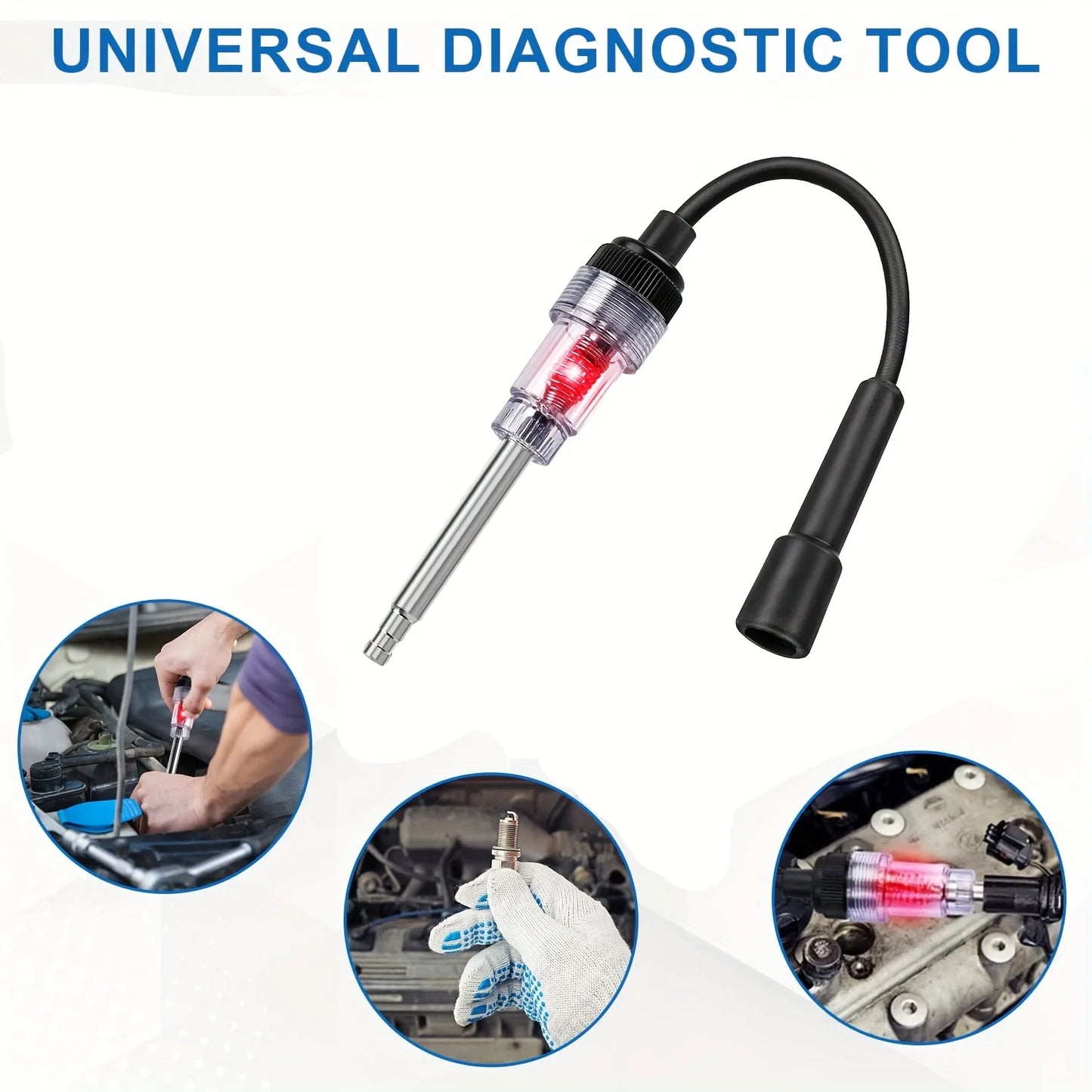 Universal Car Tester System Coil Engine Auto Car Line 12v Diagnostic Test Igniton Accessories In Spark Tester To J5n1