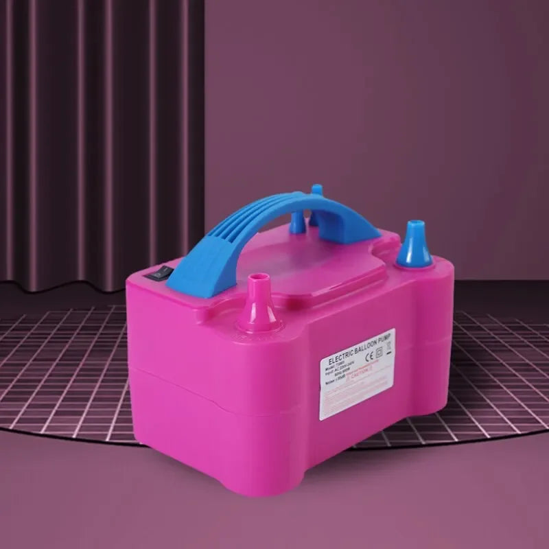 High Voltage Double Hole AC Inflatable Electric Balloon Pump EU Plug Electric Air Balls Pump All Style Inflator Pump Portable Ai