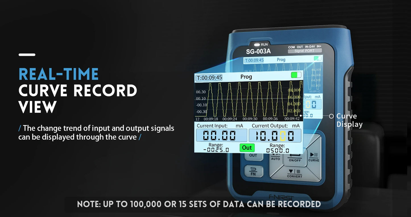 FNIRSI SG-002 Digital 4-20mA 0-10V Voltage Gerador de sinal Current Transmitter Professional Electronic Measuring Instruments