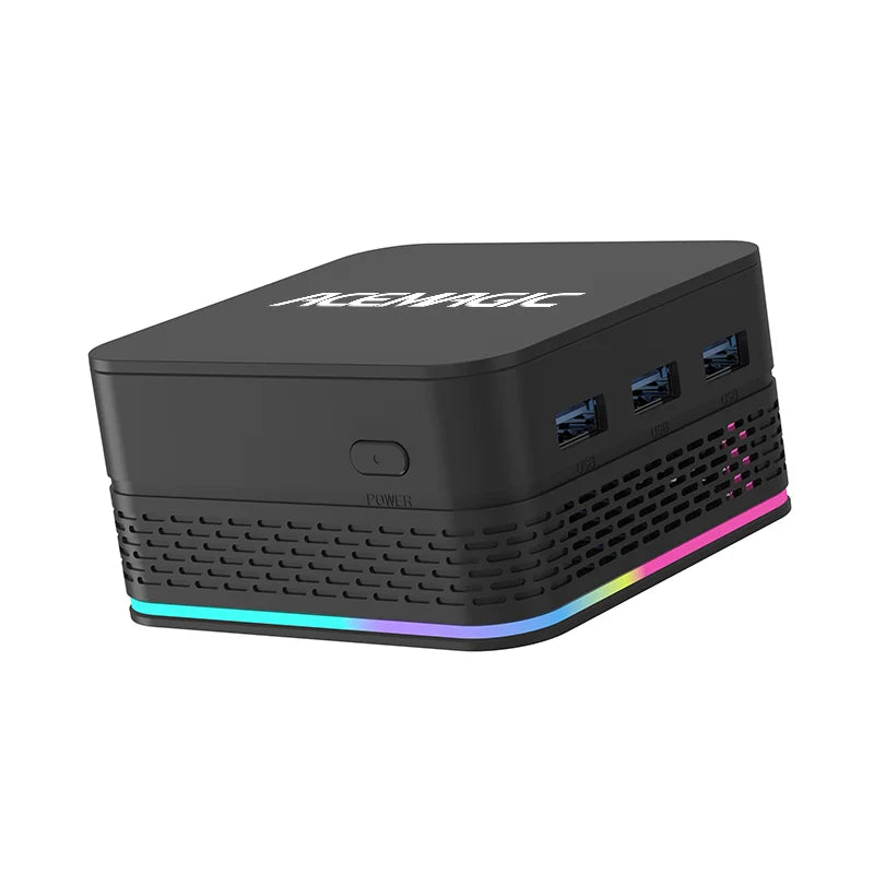 ACEMAGIC T9PLUS Mini PC Alder Lake-N100 LPDDR5 16G SSD512 WiFi 5 BT/4.2 Windows 11Pro RGB Surround Light