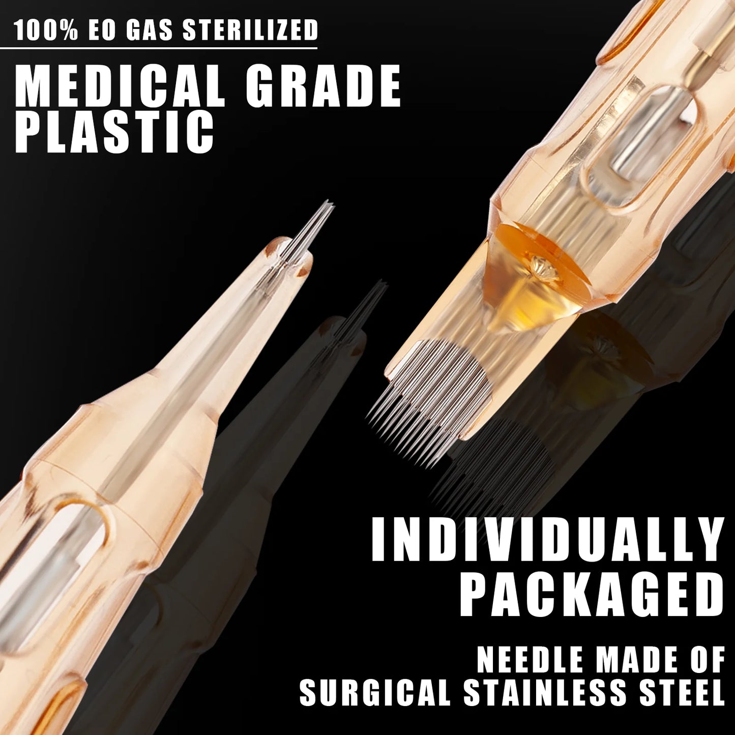 EZ V-Select Tattoo Cartridge Tattoo Needles #08 0.25mm #06 0.18mm Round Liner Micro Permanent Makup Tattoo Accessories20 Pcs/Bo