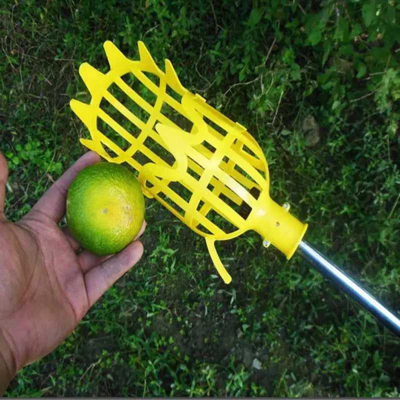 2024 Garden Basket Fruit Picker Head Multi-Color Plastic Fruit Picking Tool Catcher Agricultural Bayberry Jujube Picking Supplie