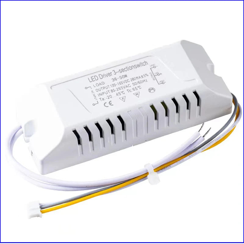 AC Input 85-265V Isolation LED driver With 3Colors LED transformer (25-36W)  (36-50W)×2 for dimmable color-changeable chandelier