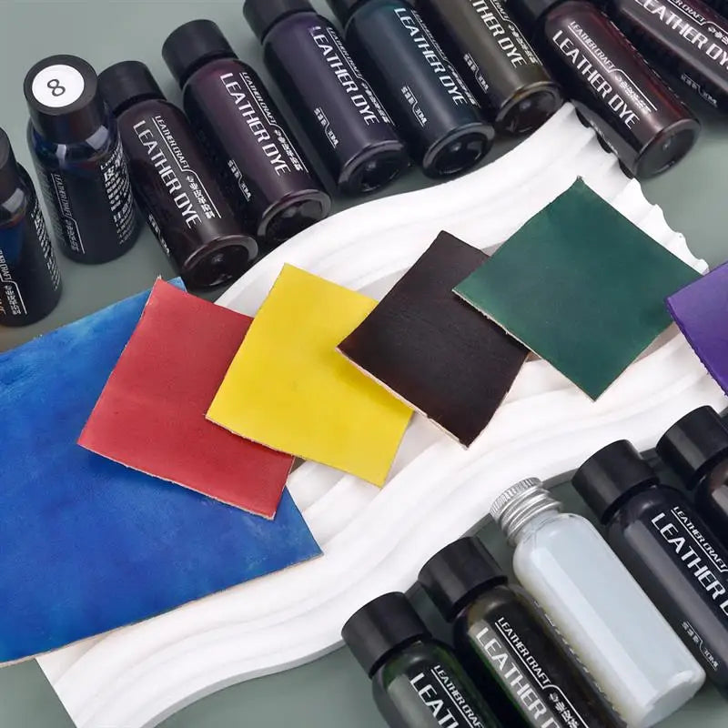 Vegetable Tanned Leather Pigment 30ml/Bottle Coloring DIY Leather Crafts Dye Graffiti Used For Vegetable Tanning Material
