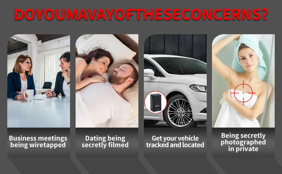 Hidden Spy Camera Detector Multi-function Anti Mini Bug Devices SPYCamera Wireless Gsm Signal Wiretapping GPS Tracker Cam Detect