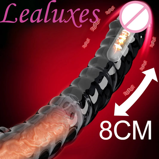 Huge Penis Enlargemen Sleeve Vibrator Extender 8cm Reusable Soft Condoms Dick Sleeve Adult Sex Toys for 18 Men Delay Ejaculation