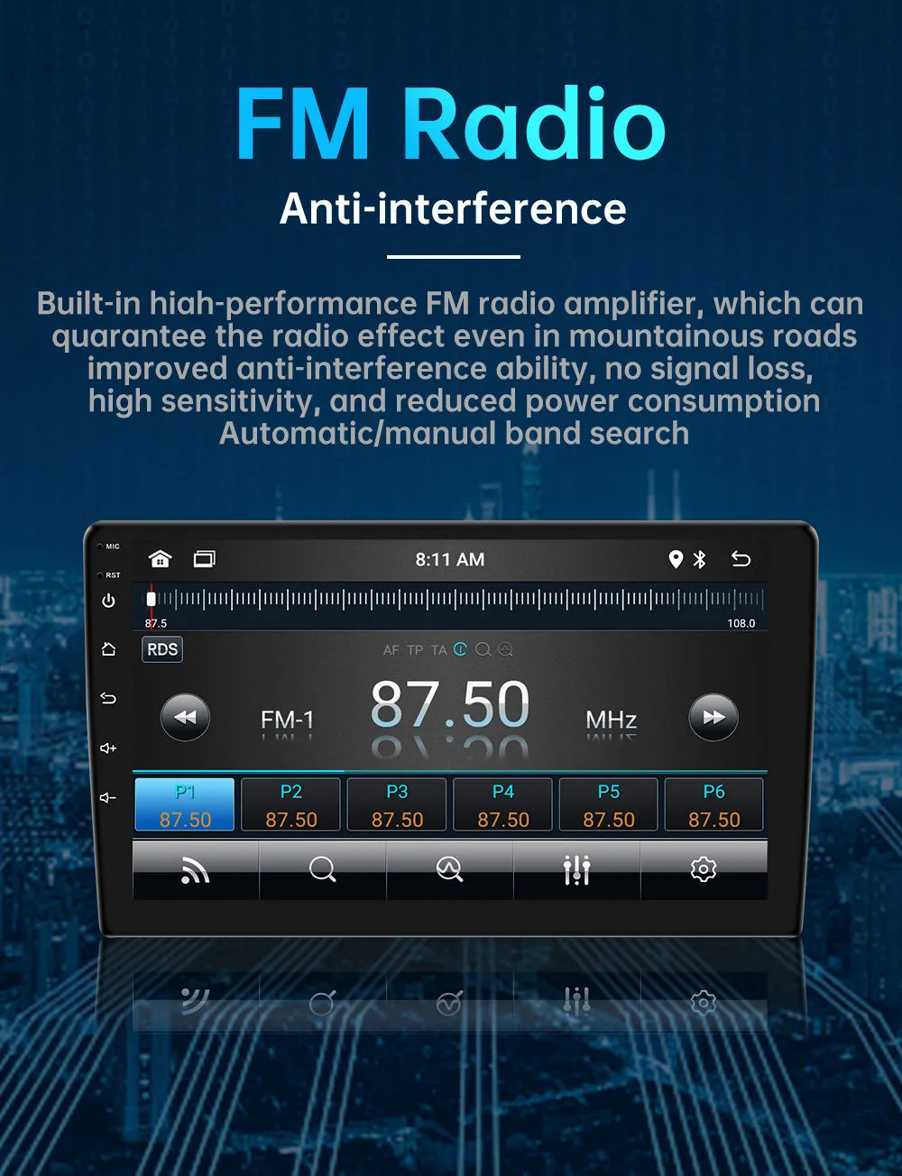4G 64G Car play Android Radio Multimedia 7 9 10 inch CarPlay Android Auto 2 din Radio Stereo Receiver Player 2DIN GPS 4 Core