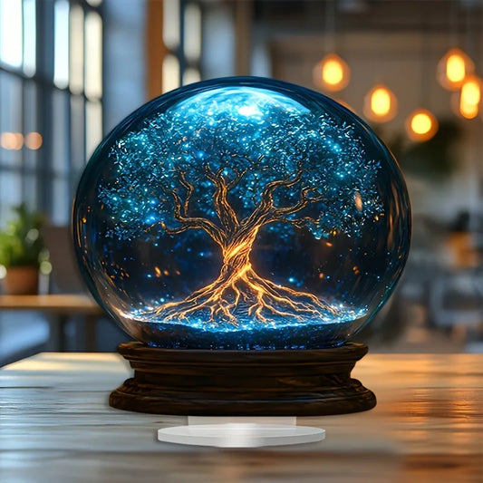 1PCS Crystal Starry Sky=Home Decoration Statues Ideal for Living Room Decoration, Bedroom Decoration Statues, and Party Decora