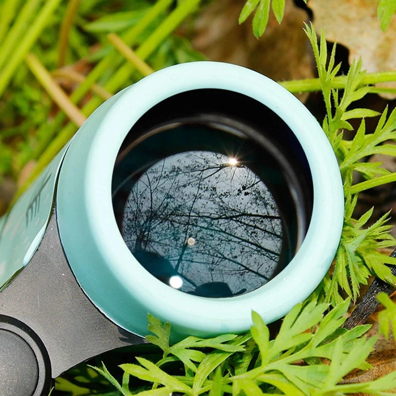 Kids Binoculars Set for Age 3-12 Years Boys Girls Hunting Folding Small Telescope Birthday Gifts Educational Camping Outdoor