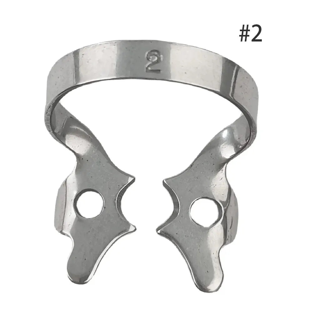 1Pc Dental Rubber Dam Clamps Stainless Steel Endodontic Restorative Barrier Clips Dentistry Orthodontic Material 20 Size Dentist