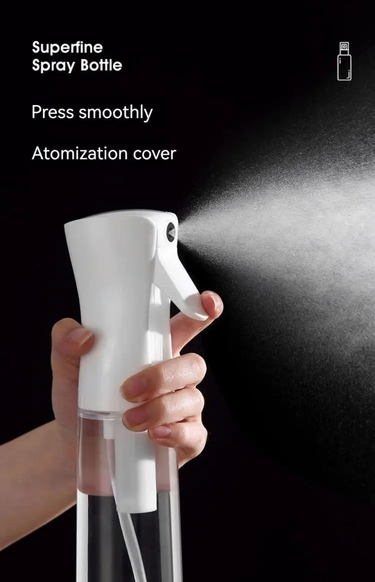 200ml Hairdressing Spray Bottle Barber Hair High Pressure Water Can Salon Refill Bottle Beauty Atomizer Container