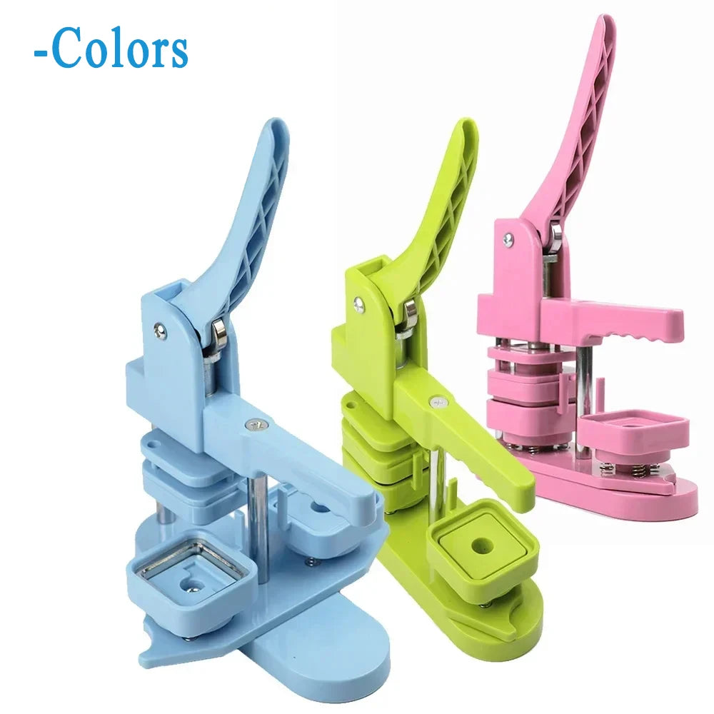 50*50mm 2inch Square Fridge Magnet Making Machine Kit / Square Pin Badge Button Making Machine Kit for DIY Personalized Gift