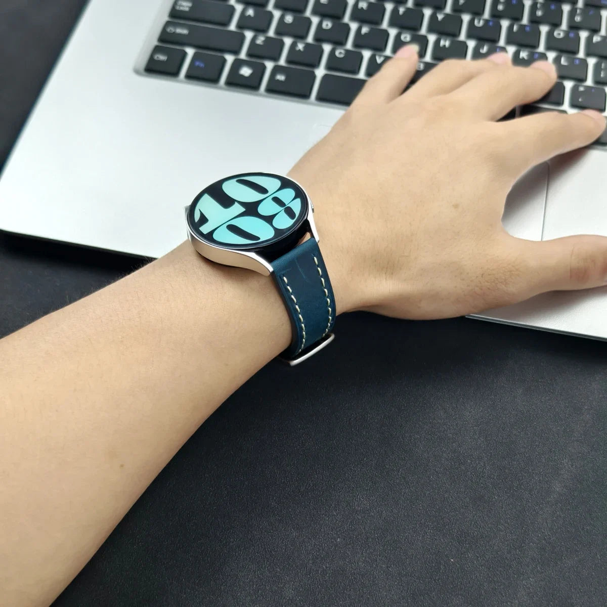 22mm 20mm Leather Strap For HUAWEI WATCH GT 4 46mm 4Pro GT3/2 Pro 42mm Soft Band For Samsung Galaxy Watch 7/6/5/4 40mm Wristband