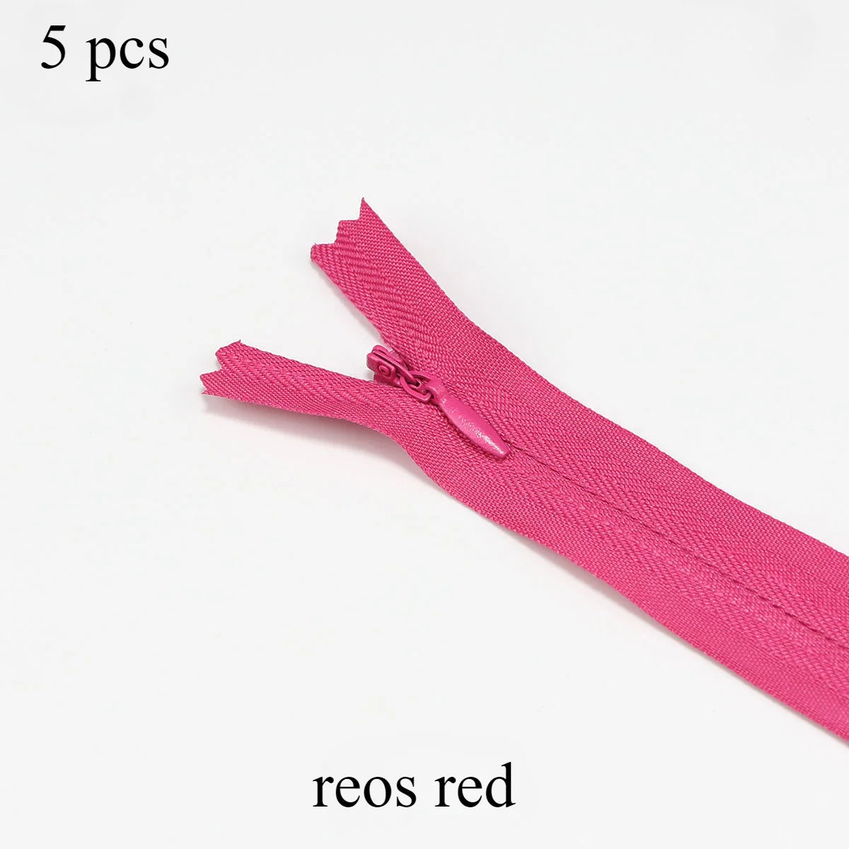 5 pcs 18cm-60cm Invisible zippers - various colors, suitable for premium hidden zipper dresses, pants, shirts, pockets, etc
