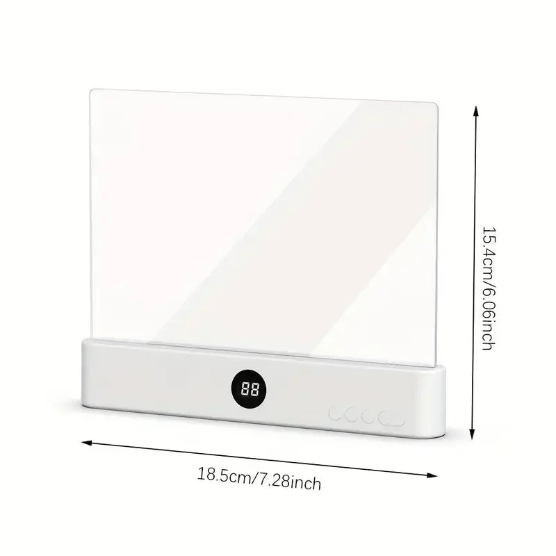 1Pc LED Flat Panel Night Vision Reading Light Eye Protection Reading Light Student Night Light Creative LED Book Eye Care Light