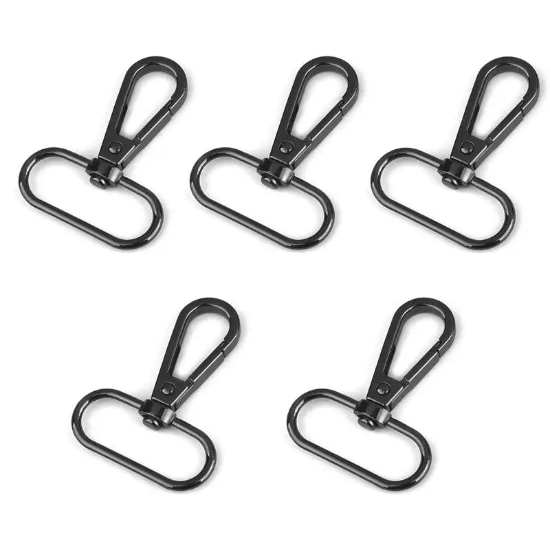 5pcs 1.6/2/2.5/3.2/3.5cm Metal Bags Strap Buckles Lobster Clasp Collar Carabiner Snap Hook DIY KeyChain Bag Part Accessories