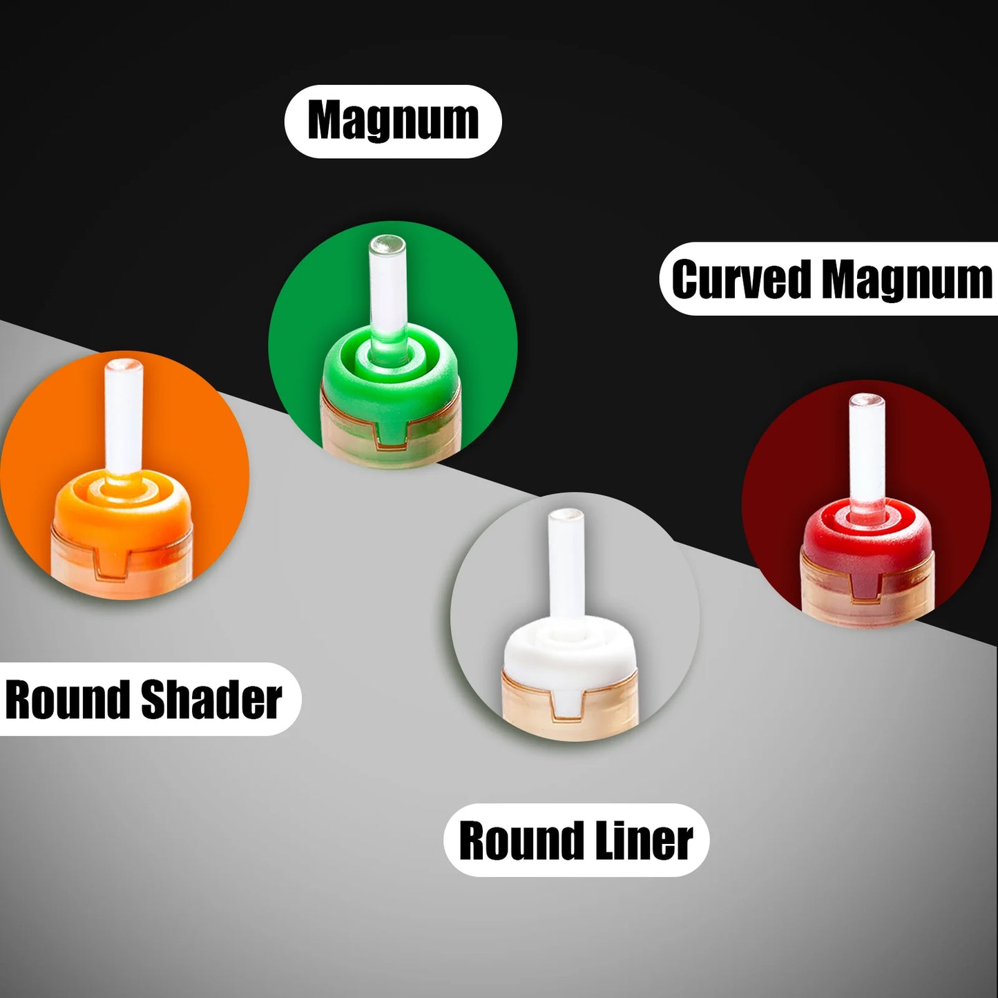 EZ V-Select Tattoo Cartridge Tattoo Needles #08 0.25mm #06 0.18mm Round Liner Micro Permanent Makup Tattoo Accessories20 Pcs/Bo