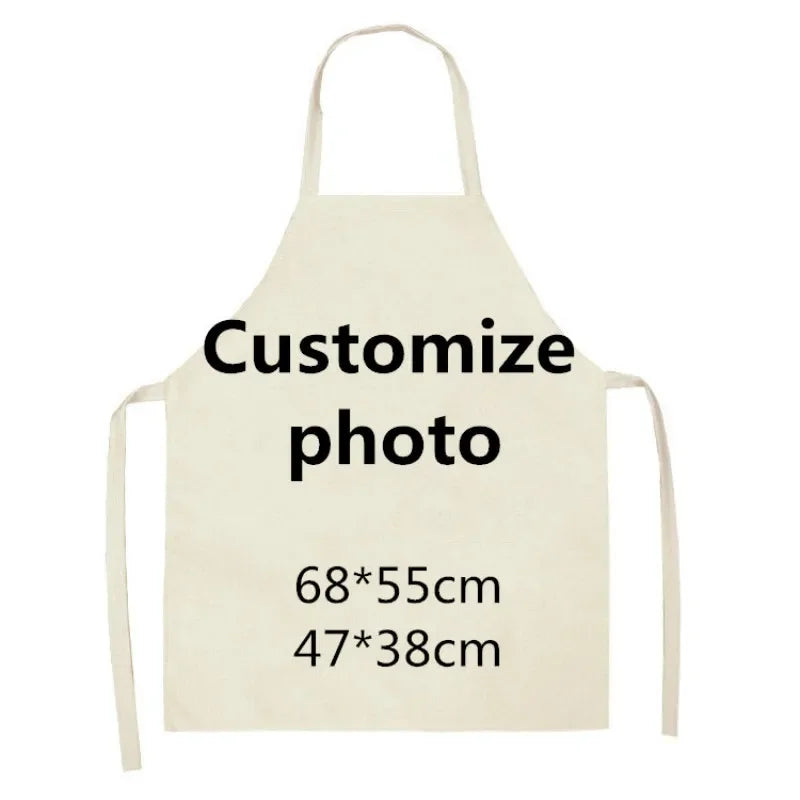 Plant Apron Kids Apron Kitchen Household Item Aprons Adult Hair Pinafore Custom Logo Kitchen Supplie Tablier Aprons 55-68cm