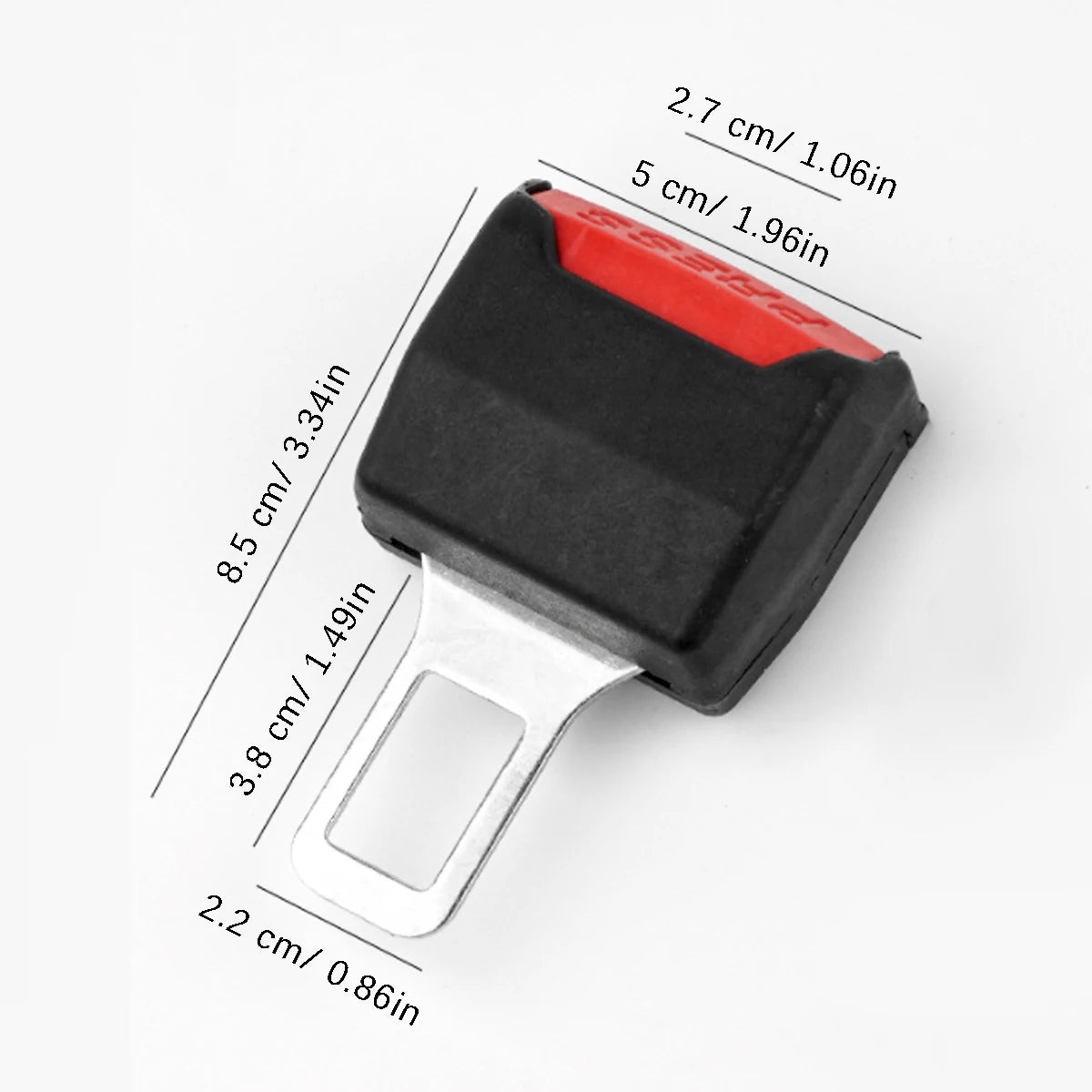 2pcsSeat belt buckle extender subbuckle muffler card