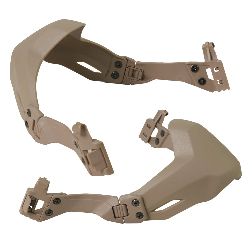 BOOIU Tactical Fast Helmet Half Mask Hunting Military Cs Game Live Paintball Shooting Helmet Mask Helmet Accessories Equipment