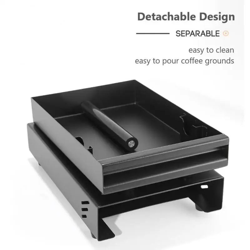 New Coffee Grounds Box Drawer-type Slag Barrel Knocking Slag Powder Dual-use Coffee Powder Slag Bucket Pressing Powder Seat