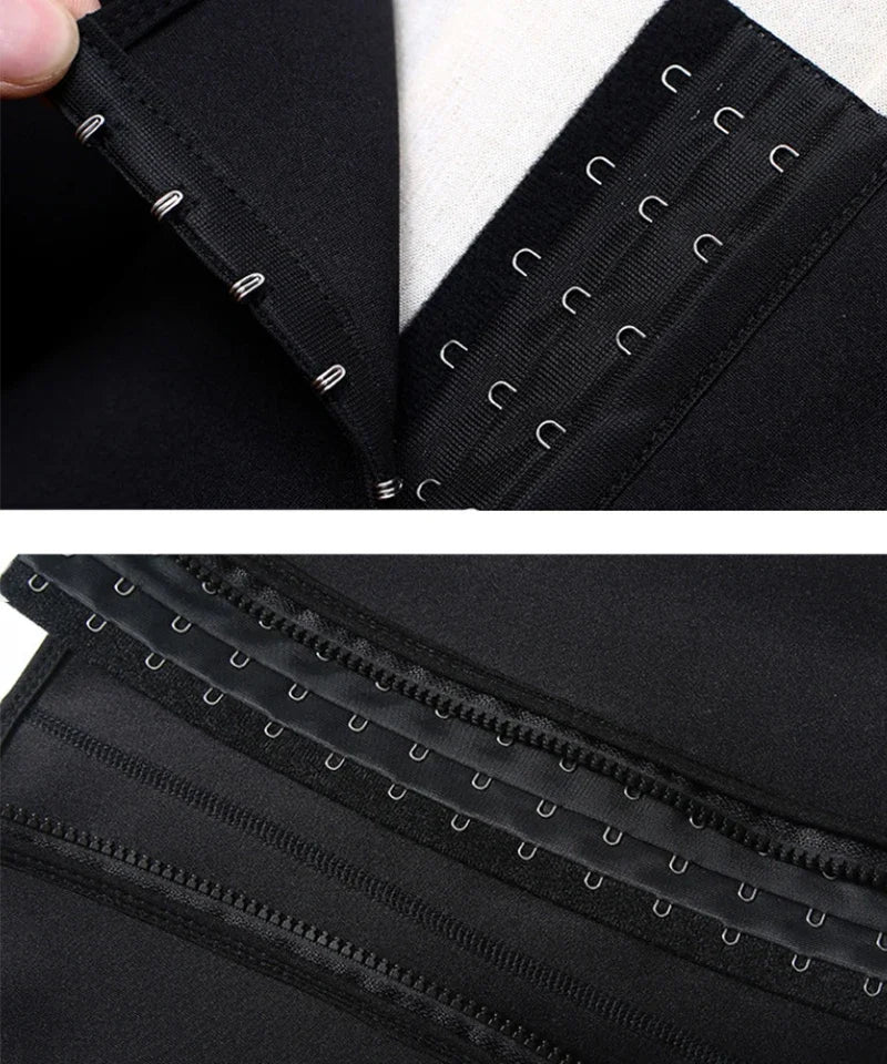 Men Waist Trainer Shaper Back Support Slimming Belt Corset Gym Abdominal Binder Fitness Waist Cincher Workout Shapewear