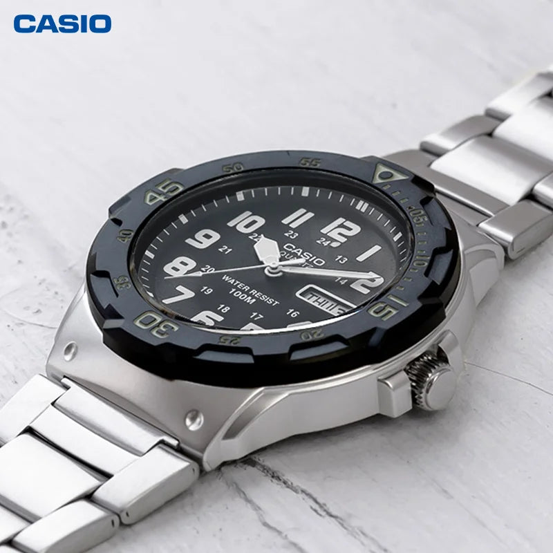 Casio MRW-200H/MRW-210H Watch Men's Sports Outdoor Advanced Fall Resistant Waterproof Watch Resin Multi-Functional Quartz Watch