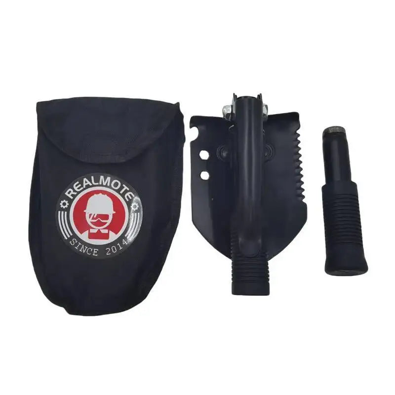 Multifunctional Garden Shovel Hoe Outdoor Folding Camping Spade Portable Weeding Pick Emergency Tool Kit Durable Lightweight Com