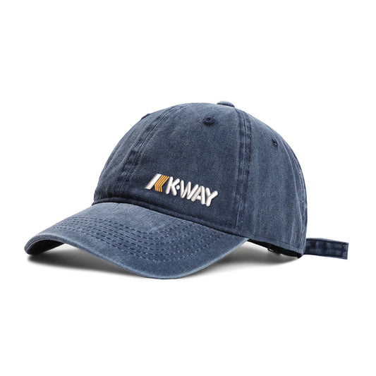1 "Kway"embroidery printed baseball cap outdoor fashion accessory hat, adjustable, lightweight, unisex, as a holiday gift