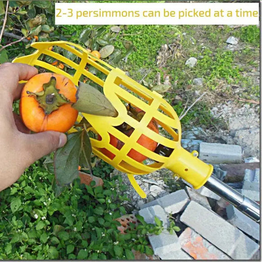 New Garden Basket Fruit Picker Head Multi-Color Plastic Fruit Picking Tool Catcher Agricultural Bayberry Jujube Picking Supplies