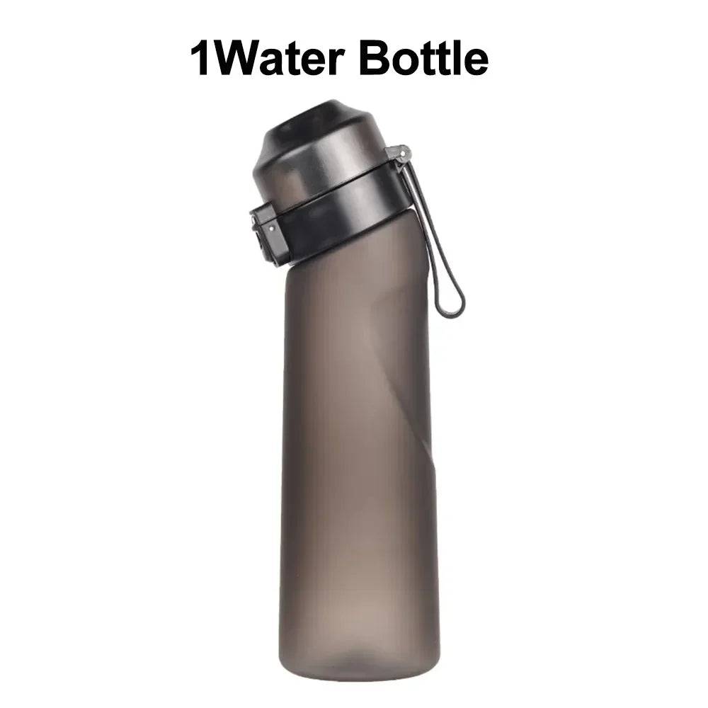 Flavored Water Bottle 650ml Sports Alr Up Drinking Bottle 7 Fruit Fragrance Pods Water Cup for Outdoor Camping Fitness Fashion