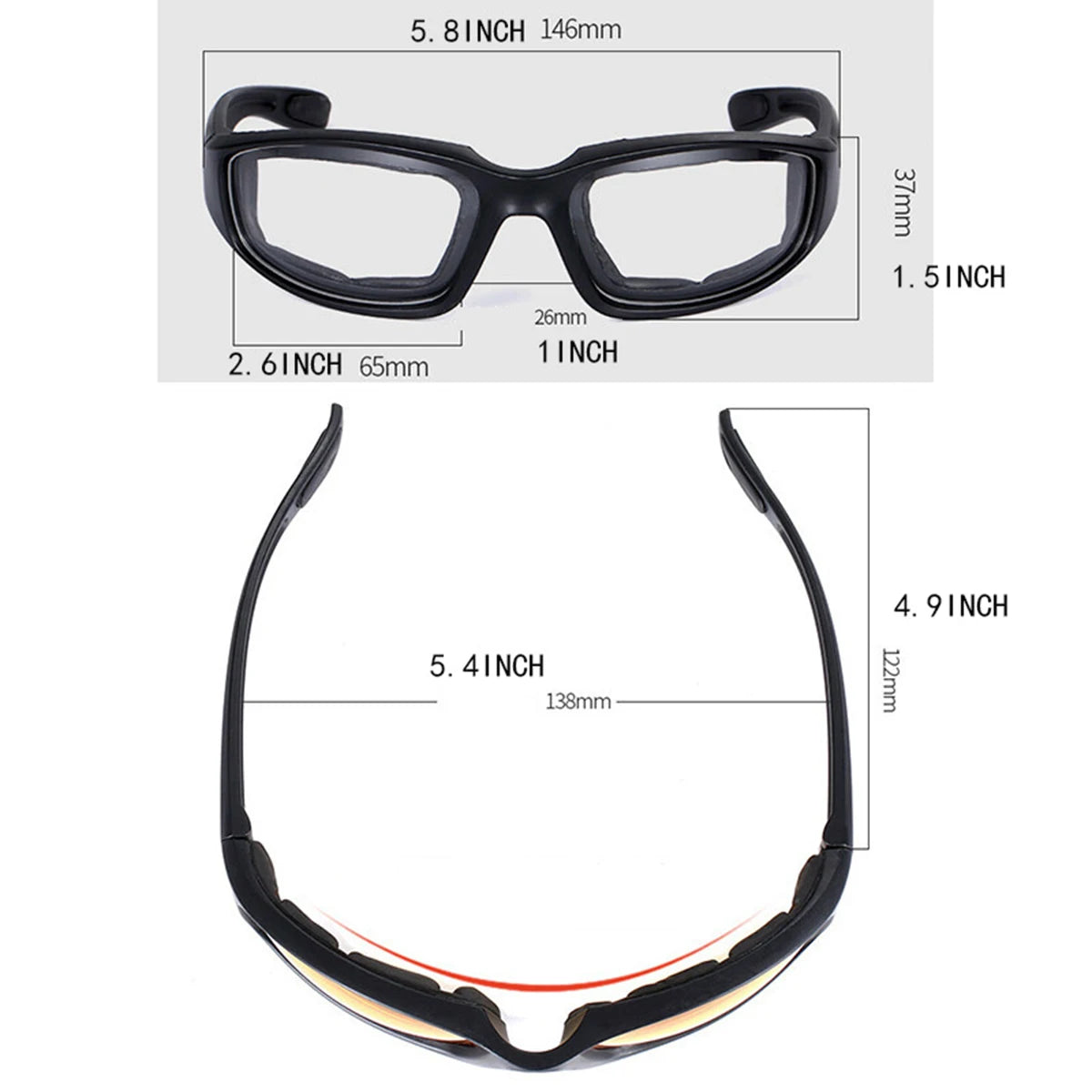 Fashion Goggles CS Impact Protection Tactical Windshield Cycling Sports Tactical Glasses for Women's