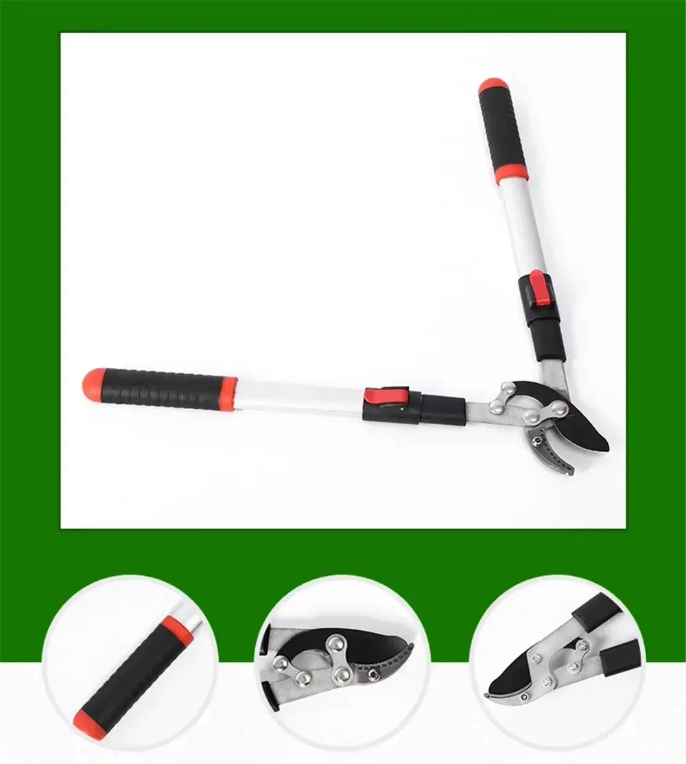 Garden Branch Scissors Stretchable SK5 Steel Long Pruner Gardening Fruit Tree Pruning Shears Garden Tool Professional Hand Tools