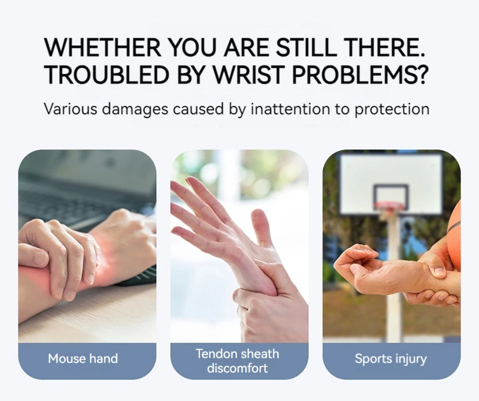 GOBYGO 1Pcs Lightweight Sports Compression Wrist Guard Pain Relief Anti-Sprain Ventilate Quick-dry Wrist Sleeve Badminton Tennis