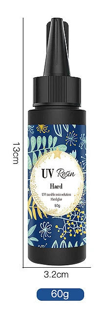 Quick Drying UV Resin Adhesive Colorless Transparent Ultraviolet Liquid UV Curing Use Craft DIY 10/25/30/50/60/100g