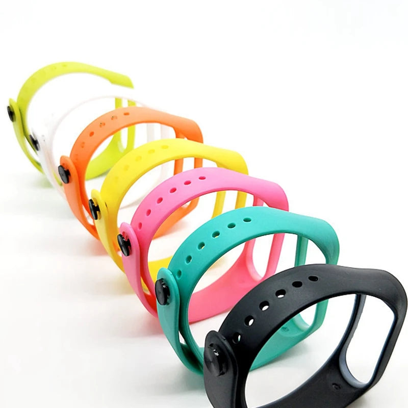 Metal Buckle For Mi Band Strap 7 6 5 4 3 Button For Xiaomi Bracelet 6 7 8 Smart Watch Accessories For MiBand 7 Replacement Spike