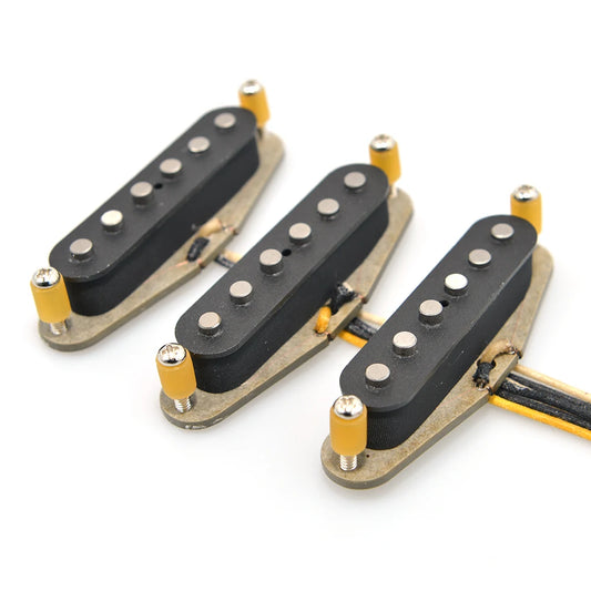 Texas Special Classic Blues SSS Handwound Alnico 5 60's Blues n Rock Guitar Pickups Single Coil TexMex Style for ST Guitar