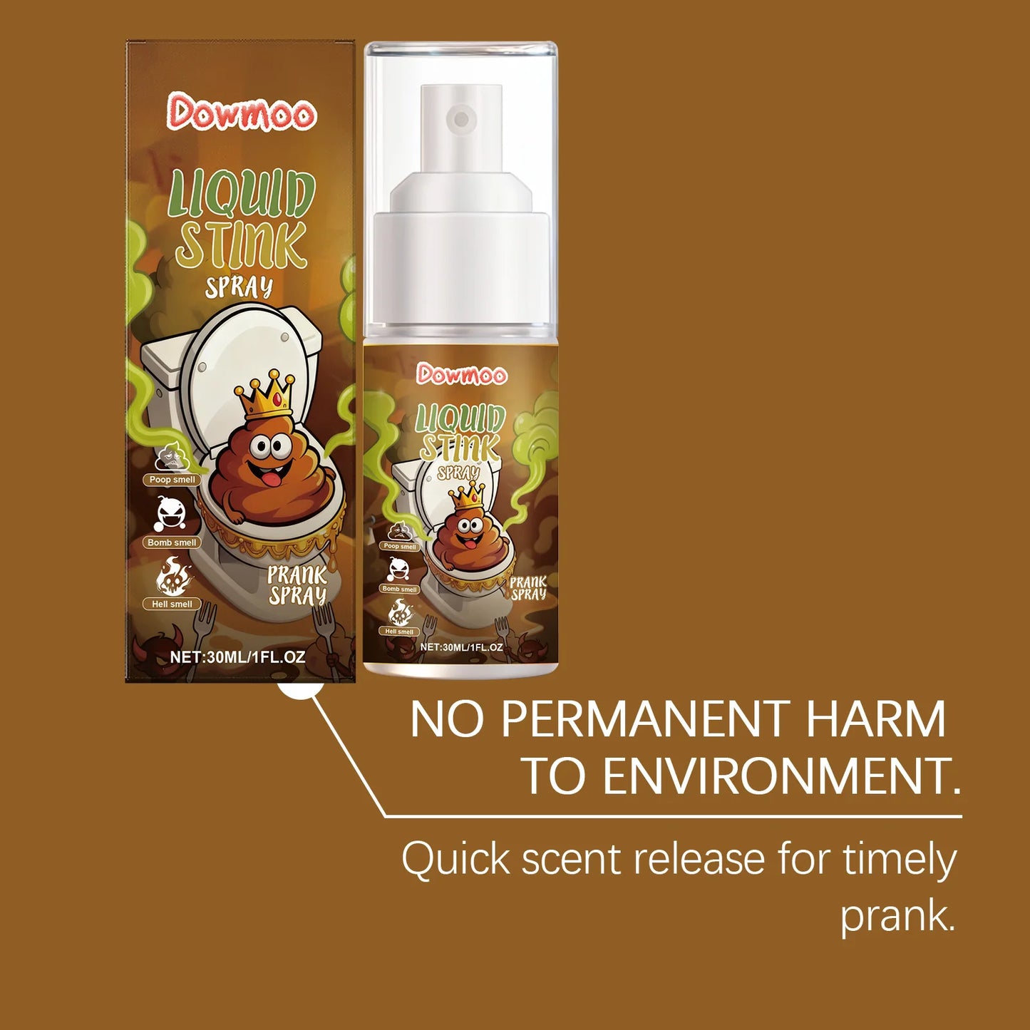 Stink Spray Quickly Give off Strong Odor Create Entertainment Atmosphere Fun Prank Party Exclusive Prop Spoof Stink Liquid Spray