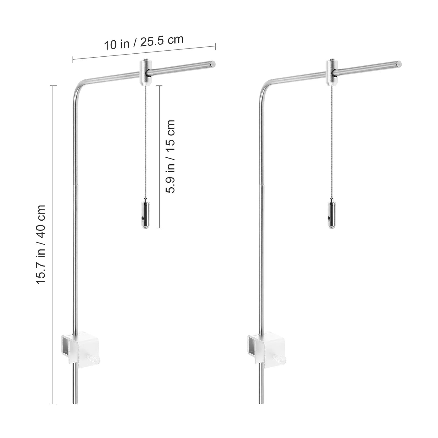 Fish Tank Light Rack Aquatic Plant Lighting Holder Fish Tank Hanging Bracket Adjustable Light Hanger Feeding Fish Tool Accessory