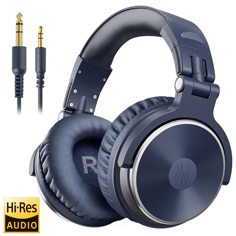 Oneodio Pro 10 Over Ear Headphones Hifi Studio DJ Headphone Wired Monitor Music Headset Earphone With Mic For Phone Computer PC