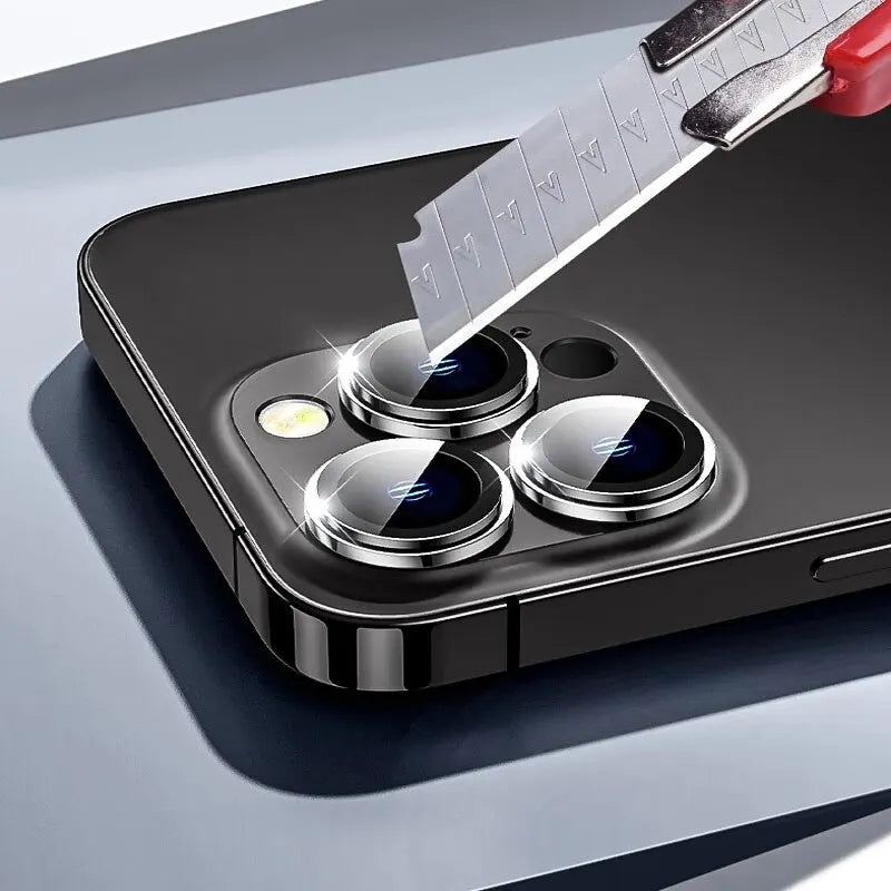 Camera Lens Protector for IPhone 15 14 Pro Max Metal Ring Protective Glass for IPhone 11 12 13 Pro Max Mini Camera Lens Glass