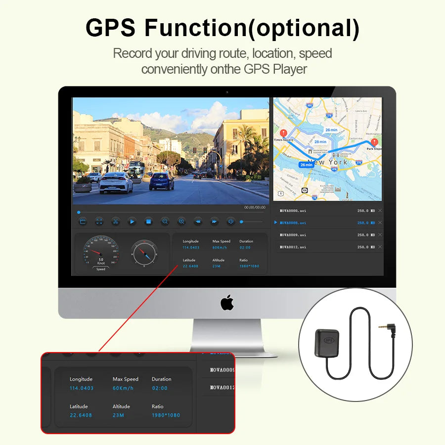 ACCEO 4K WIFI Dashcam 12Inch Car DVR RearView Mirror Recorder Dash Cam Support 1080P Sony Black Box Rear View Camera Acesssories