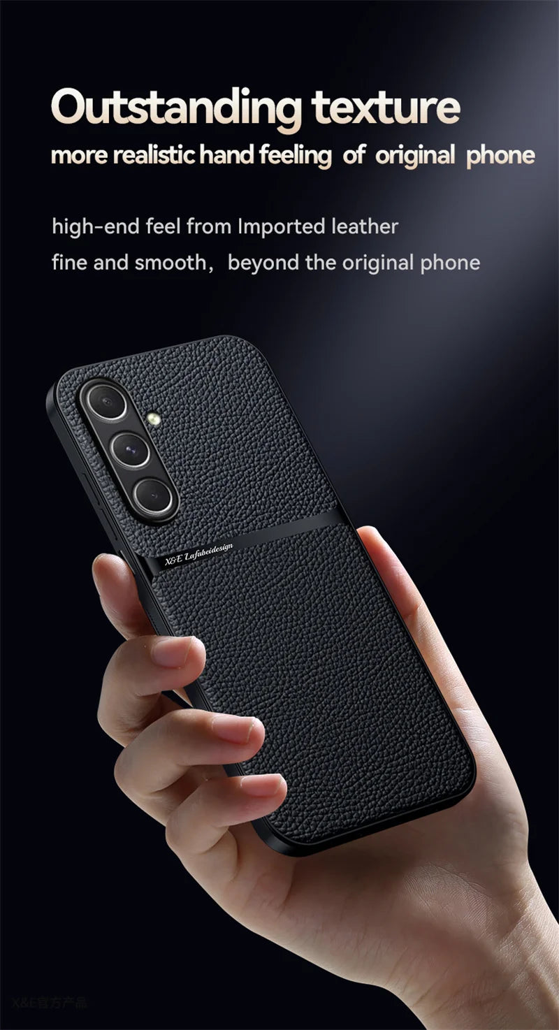 PU Leather Magnetic Case for Samsung Galaxy M35 A16 A36 A56 A15 5G A25 A35 A55 Protective Cover Hard Shell Coque Fundas