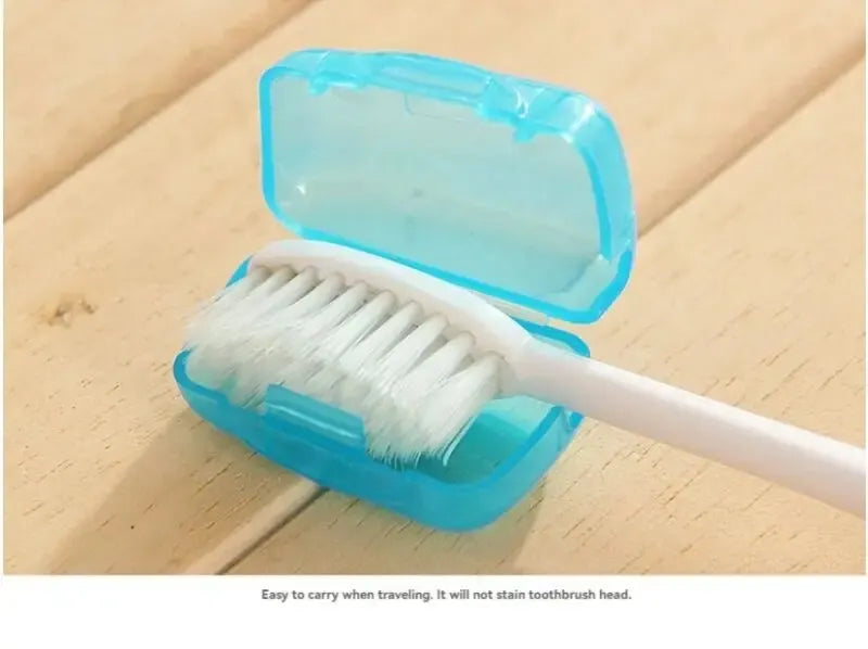 5pcs Portable Toothbrush Cover Travel Portable Toothbrush Protection Case Outdoor Dustproof Case Portable Travel Toothbrush Case