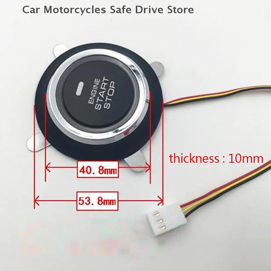 【CM】Hot Sale 1 Pc 12V Auto Replacement Car Engine Start Stop Push Button Keyless Entry Ignition Starter Switch