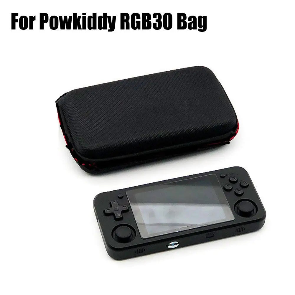 Carrying Case for Powkiddy RGB30 ANBERNIC RG405V RG35XX H Handheld Game Console Storage Bag EVA Nylon Zipper Bag