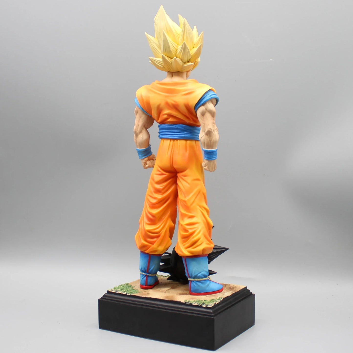 30cm Dragon Ball Z Figures Son Goku Anime Figure 2 Heads Kakarotto Super Saiyan Goku Pvc Statue Model Doll Collection Toys Gifts