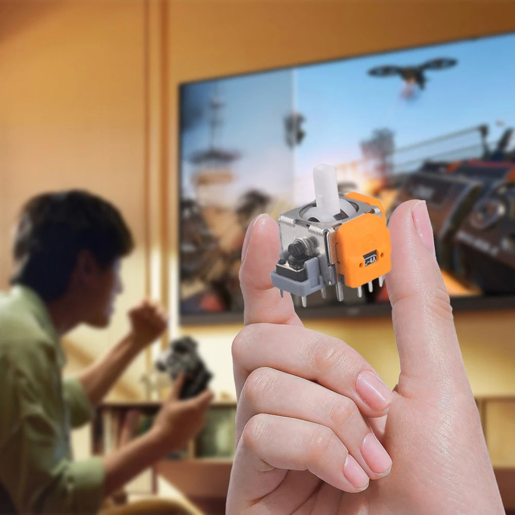 10Pcs 3D Hall Effect Joystick High Precision No Drifting Thumbsticks Module Repair Parts Adjustable for PS4/5 for XBox/Switch